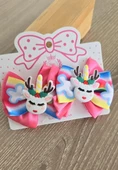 Unicorn Lastikli Kız Çocuk Toka 2li - 1