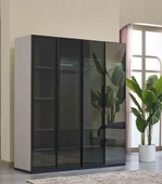 Dolap Urlu ROMA 90434 Model GARDROP 4 Cam kapılı Kalite Malzeme EL YAPIM - 2