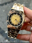 Elegan Tasarım Siyah Gold Renk Kadran ve Şık Kasa Choppers Marka Lüks Erkek Kol Saati - 1