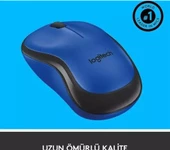 Logitech M220 910-004880 Mavi Sessiz Optik Kablosuz Mouse - 5