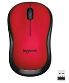 Logitech M220 910-004880 Kırmızı Sessiz Optik Kablosuz Mouse - 1