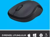Logitech M220 Sessiz Kompakt Kablosuz Mouse - Siyah - 4