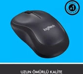 Logitech M220 Sessiz Kompakt Kablosuz Mouse - Siyah - 5