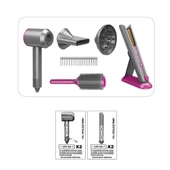 Sesli ve Işıklı 2 in 1 Lüks Saç Bakım Seti - 1