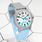 Q&Q VS49J006Y Gri Mavi Balina Deniz Temalı Su Geçirmez Rakamlı Çocuk Kol Saati - 2