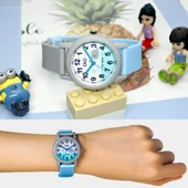 Q&Q VS49J006Y Gri Mavi Balina Deniz Temalı Su Geçirmez Rakamlı Çocuk Kol Saati - 4