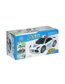 Pilli 3d Işıklı Sesli Polis Arabası 18 Cm - 2