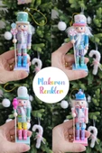 Makaron Renkler Kurşun Askerler 4lü Yılbaşı Kurşun Asker Figürleri Yılbaşı Ağaç Süsleri Nutcracker Masa Süsleri 4lü thumbnail 2