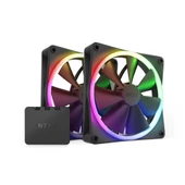 NZXT F140 RGB Siyah 120 mm Fan (2'li Set) RF-R14DF-B1 - 1