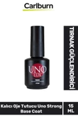 Tırnak Güçlendirici Elastik 48W Cihazlarda Kullanılan Kalıcı Oje Tutucu Uno Strong Base Coat 15 ml - 1