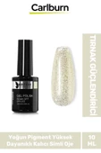 Hızlı Kuruyan Uzun Süre Dayanıklı Yüksek Pigment 3 Aşamalı Kalıcı Simli Tırnak Ojesi 10 Ml - 1