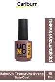 Tırnak Güçlendirici Elastik 48W Cihazlarda Kullanılan Kalıcı Oje Tutucu Uno Strong Base Coat 15 ml - 1