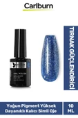 Hızlı Kuruyan Uzun Süre Dayanıklı Yüksek Pigment 3 Aşamalı Kalıcı Simli Tırnak Ojesi 10 Ml - 1