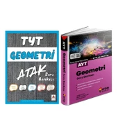 Delta TYT Atak Geometri ve Aydın AYT Geometri Soru Bankası Seti 2 Kitap - 1