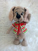 Yelekli Köpüş Amigurumi Organik Oyuncak - 2