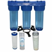 DAİRE GİRİŞ FİLTRESİ 3 LÜ TAM SET 3/4" - 1