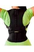 Kamburluk Önleyici Manyetik Spor Dik Duruş Korsesi Bel Omuz Sırt Kemeri Aparatı thumbnail 3