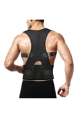 Unisex Siyah Kamburluk Önleyici Manyetik Medikal Ortopedik Korse Profesyonel Sporcu Dik Duruş Korse thumbnail 2
