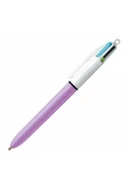 Bic 4 Renk 1.0 mm Eğlenceli Tükenmez Kalem 12 Li Paket - 1