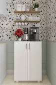 Durusilya Mobilya Çok Amaçlı Mutfak Banyo Balkon Kiler Dolabı Çift Kapaklı Dr2001, One Size - 3