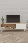 Durusilya Mobilya Tv Ünitesi Kapaklı Raflı - 5