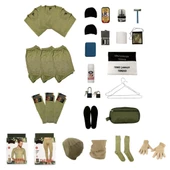 KARCAMP 3'lü Kışlık Temel Askeri Malzeme ve İç Çamaşır Seti - 1