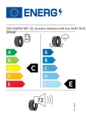 235/45R18 98T XL WINTERCRAFT WI51 KUMHO - 2