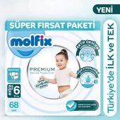 Molfix Premium Süper Fırsat Paketi 6 Beden 68 Adet thumbnail 1