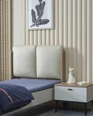 Karyola-komodin Urlu ROMA 90440 Model Kayın Torna Kalite Yüksek Ayak El yapım - 2