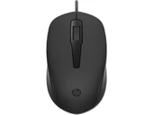 HP Siyah Kablolu Optik Kablolu Mouse 1600 Dpi Optik Sensörlü thumbnail 2