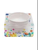 Petmagic Akrilik Beyaz Seramik Tekli Evcil Hayvan Kedi ve Mini Irk Köpek Mama Kabı-Tek İlkbahar thumbnail 4