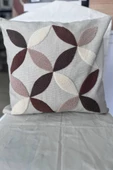 Ayla 2li Punch Nakışlı Kırlent Kılıfı 45x45 Cm - 4