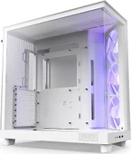 NZXT H6 Flow RGB Beyaz ATX Mid Tower Kasa - 1