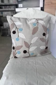 Dara 2li Punch Nakışlı Kırlent Kılıfı 45x45 Cm - 1
