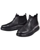 Voyager 6979 Erkek Siyah Nata (40-44) Deri Bot - 5