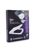 HAKERSAN KARE SLİM YAVAŞ KAPANAN KLOZET KAPAĞI - 1
