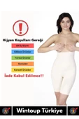 Özel İz Göstermez Kayma Önleyici Silikonlu Toparlayıcı Etkili Masaj Özellikli Yüksek Bel Slip Korse thumbnail 5