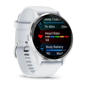 Garmin Venu 3 Gümüş | Beyaz Kayışlı - 3