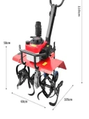ABM 24 Bıçaklı 4 Hp 4 Zamanlı Benzinli Mini Çapa Makinesi - 4