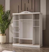 Dolap Urlu PARİS 90443 Model GARDIROP 4 Ahşap kapaklı Kalite Malzeme EL YAPIM - 2