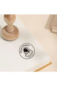 Kişiye Özel Kitap Kaşesi Kitap Mührü ve Istampa Set R5814-12 - 1