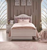 Karyola-komodin Yavru Karyola Urlu PARİS 90445 Model Kayın Torna Kalite El yapım - 3