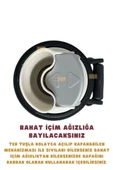 Galatasaray Çelik Termos Bardaklı Kapak Siyah 650 Ml - 4