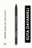 Flormar Suya Dayanıklı Jel Göz Kalemi (SİYAH)-extreme Tattoo Gel Pencil-006 Onyx - 2