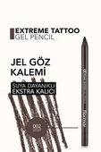 Flormar Işıltılı Kalıcı Göz Kalemi Extreme Tattoo Gel Pencil (001 Glitzy Brown -005 Very Berry-006 Onyx-002 Walnut) 4'lü Set - 5