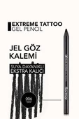 Flormar Işıltılı Kalıcı Göz Kalemi Extreme Tattoo Gel Pencil (001 Glitzy Brown -005 Very Berry-006 Onyx-002 Walnut) 4'lü Set - 3