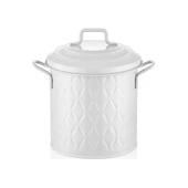 The Mia GLV0308 Çöp Kovası Tezgah Beyaz 4 Lt - 1