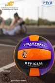 1.Kalite Yumuşak Yüzey Dikişli Soft Touch Voleybol Topu İç ve Dış Mekan 5no Çift Astar Eğitici Top - 10
