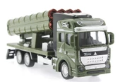 Sürtmeli Die Cast Metal Roketatar Rampalı Askeri Kamyon - 3