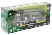 Sürtmeli Die Cast Metal Roketatar Rampalı Askeri Kamyon - 5